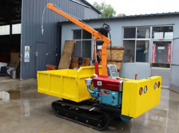 motorised track wheelbarrow