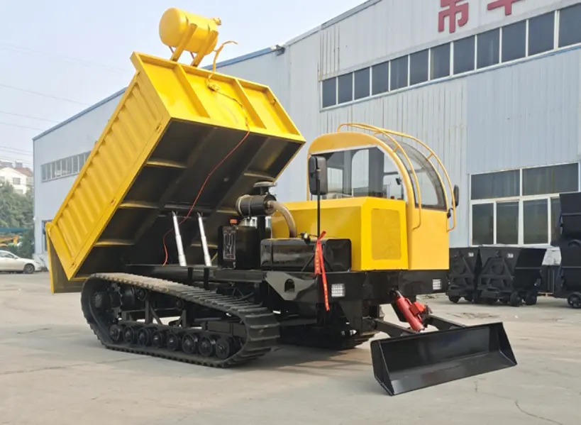 motorized track barrow