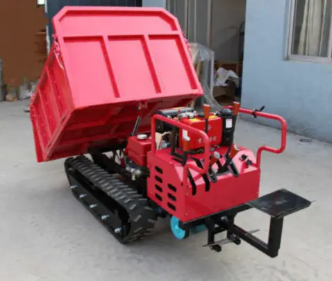 motorized wheelbarrow on tracks