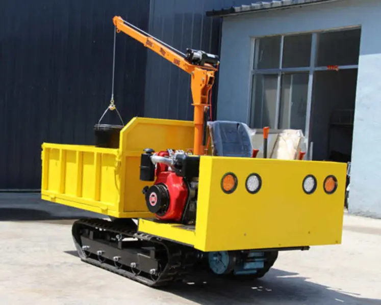 powered track barrow