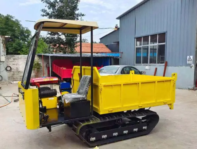 powered track barrow