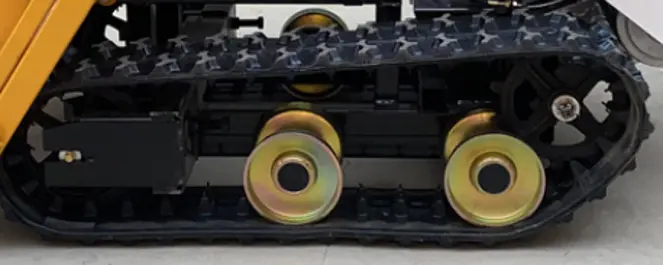 block rubber track petrol track barrow