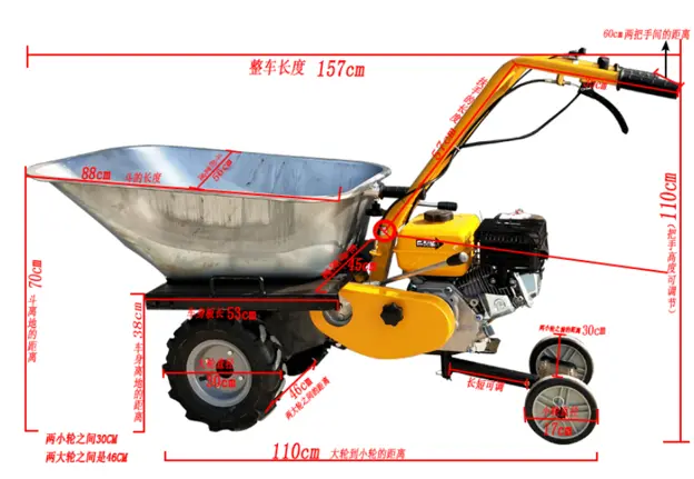 gas powered wheelbarrow rental