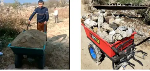 muck truck motorized wheelbarrow