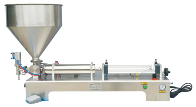 Semi-automatic ointment filling machine