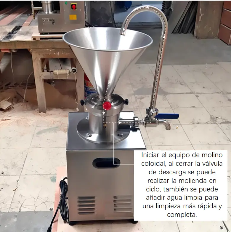colloid mill working animation