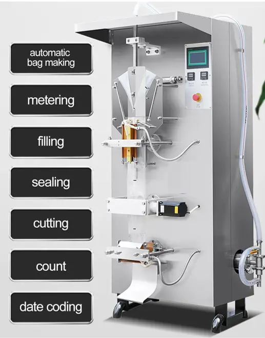 envasadora de liquidos en bolsa automatica