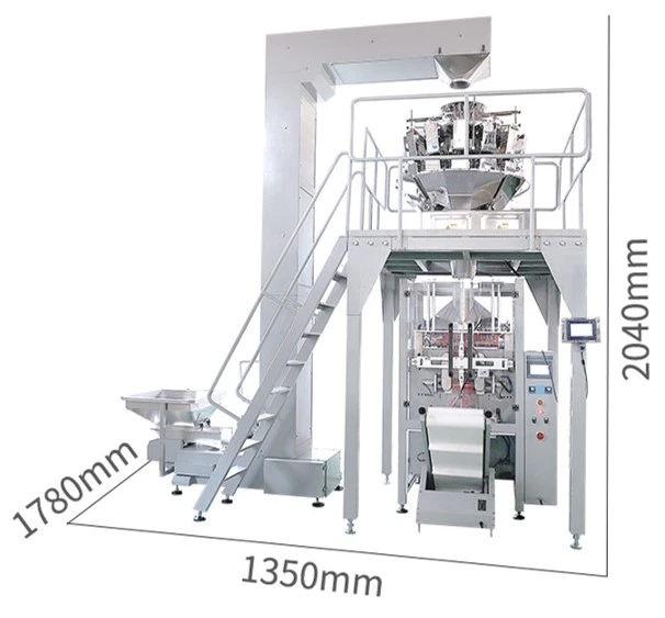 Envasadora vertical dimensiones