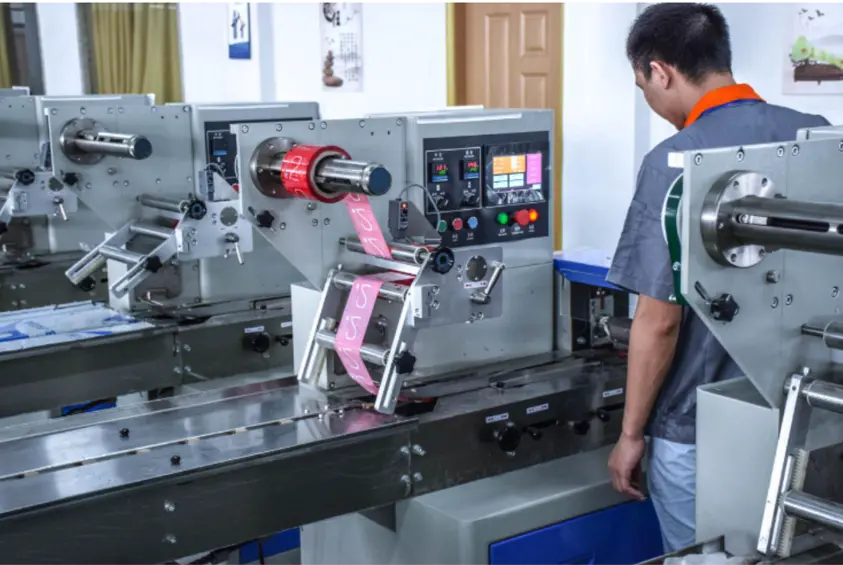flow wrap machine film