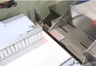 Flow wrap machine pouch details