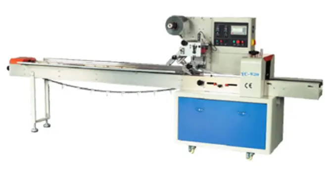 horizontal flow wrap machine