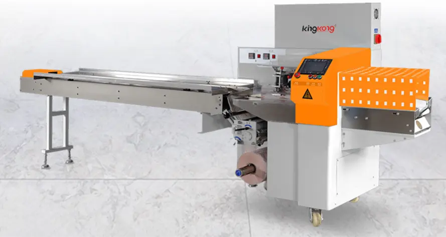 horizontal flow wrapper machine