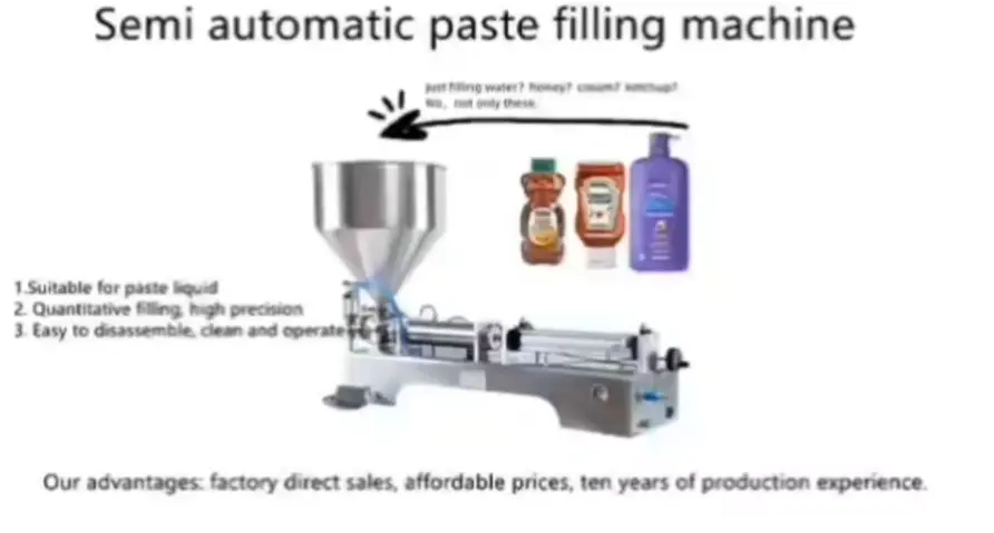 liquid filling machine video