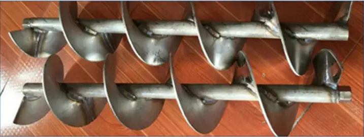 Spiral blade of powder packing machine