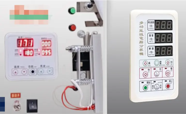 PLC control board of tea pouch packing machine price in delhi